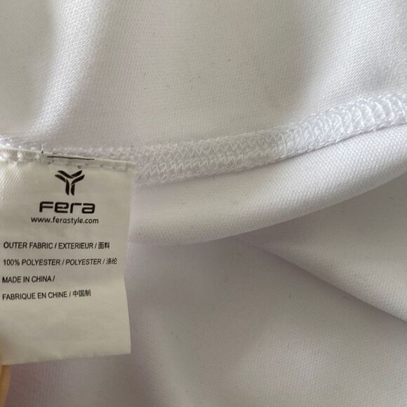 FERA Women's 1/4 Zip Pullover Skiwear Metallic Trim Apres -Ski Long Sleeve Top W - Picture 10 of 12